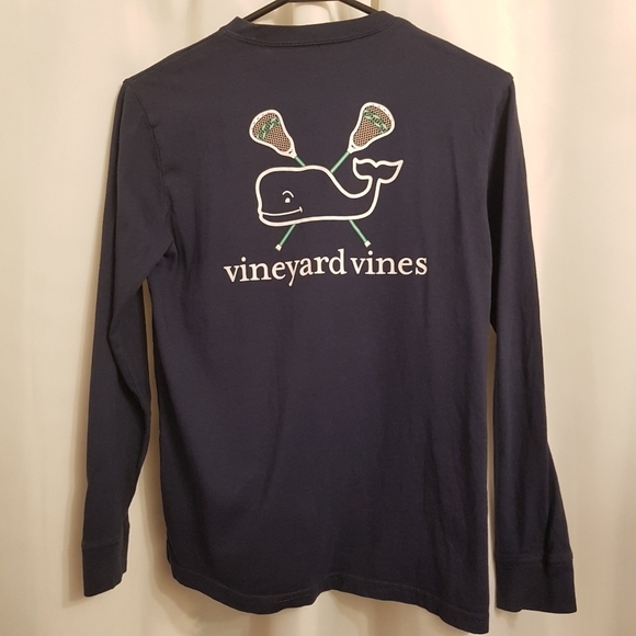 Vineyard Vines unisex Lacrosse whale shirt size M 12-14 - Picture 4 of 4